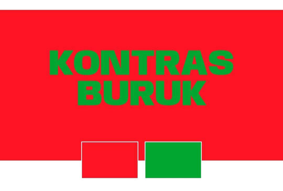 Kombinasi Warna Kontras Yang Harus Dihindari