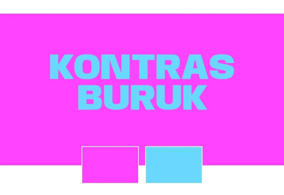 Kombinasi Warna Kontras Yang Harus Dihindari