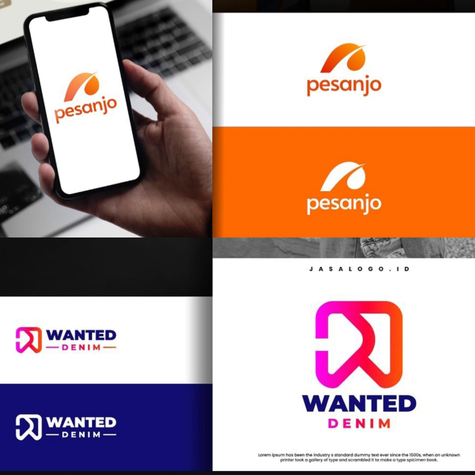 Kelebihan Logo Kombinasi Geometris dan Inisial