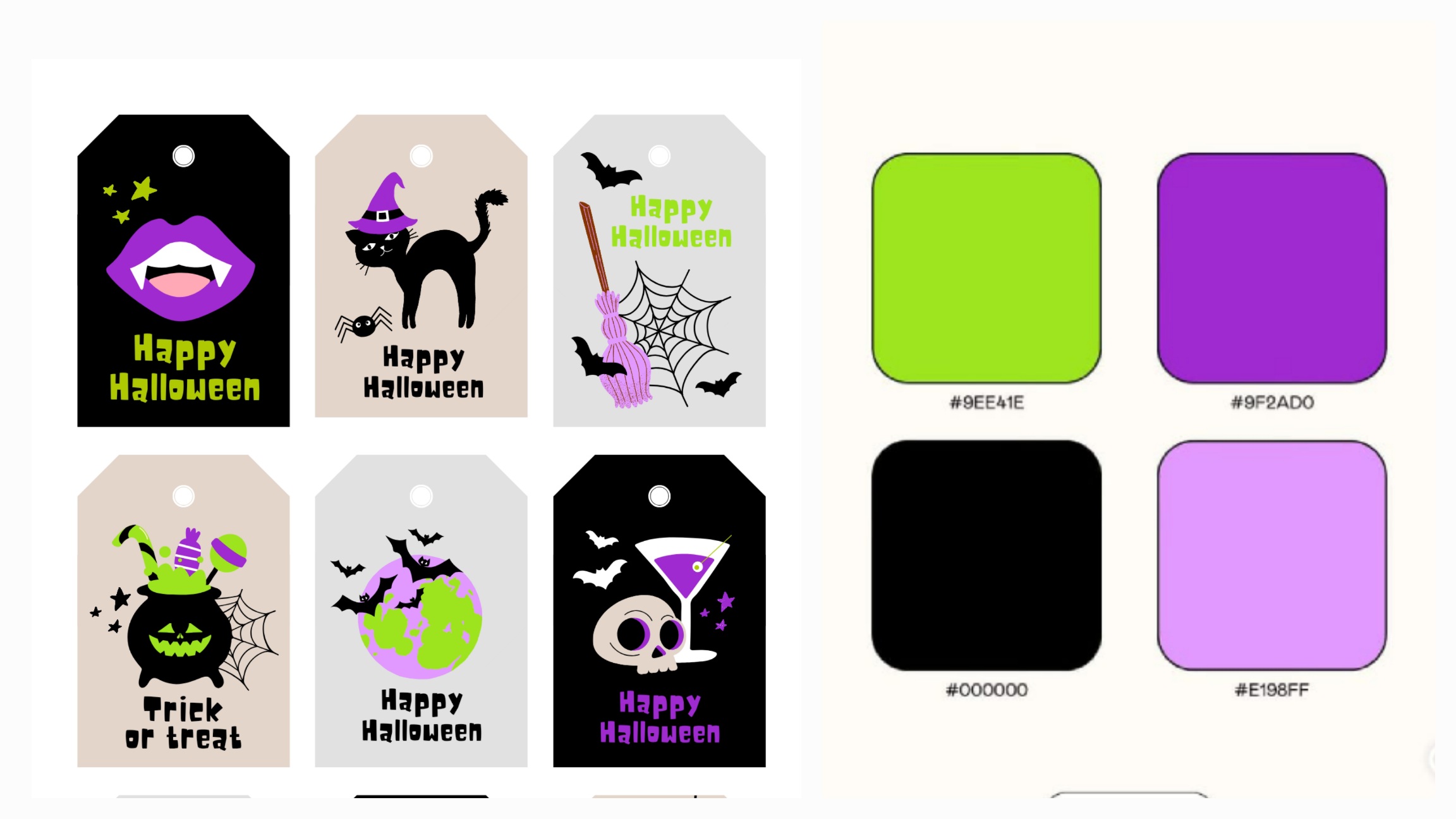 5 Tema Warna Halloween untuk Jenis Desain Berbeda