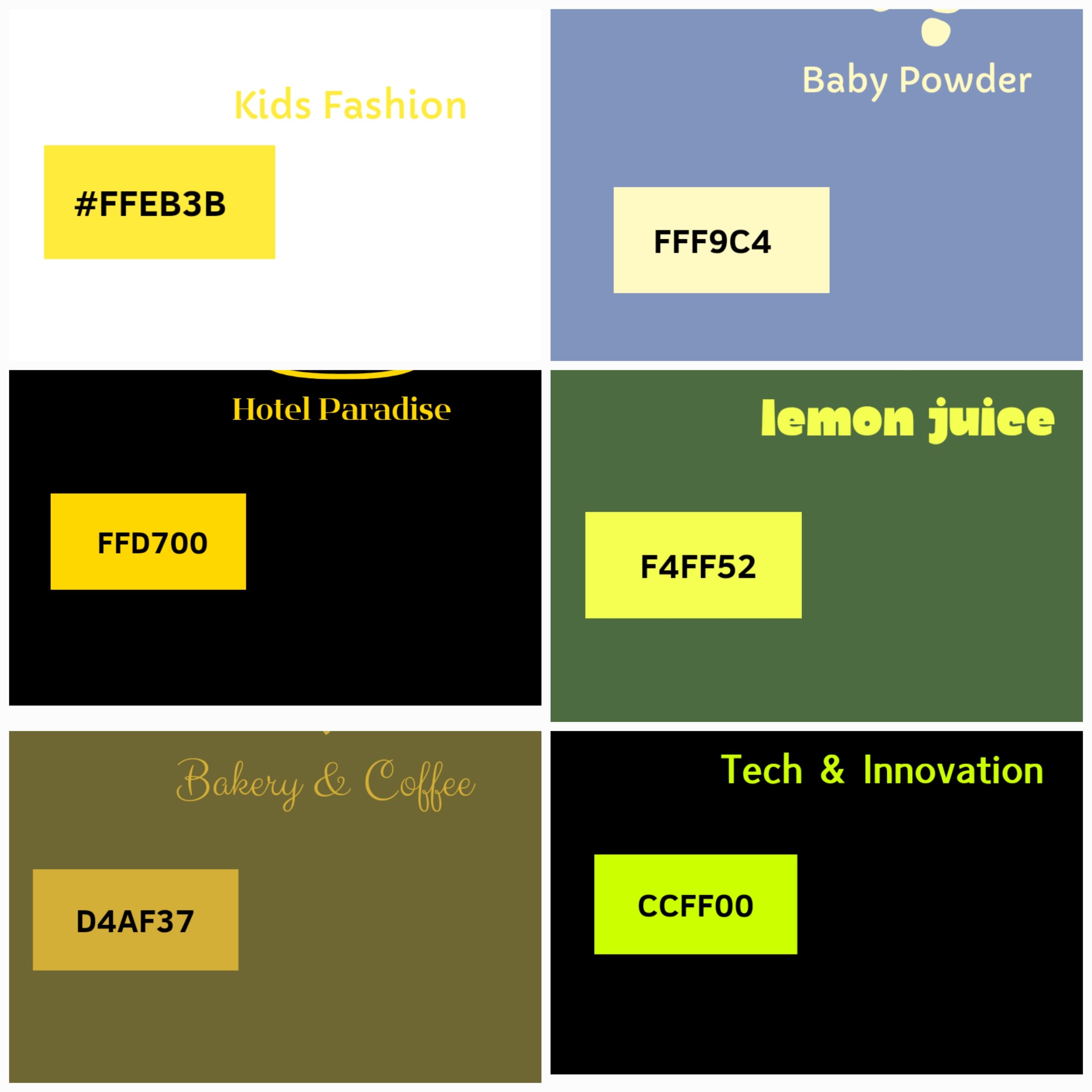 Variasi Warna Kuning dalam Desain Logo Beserta Maknanya