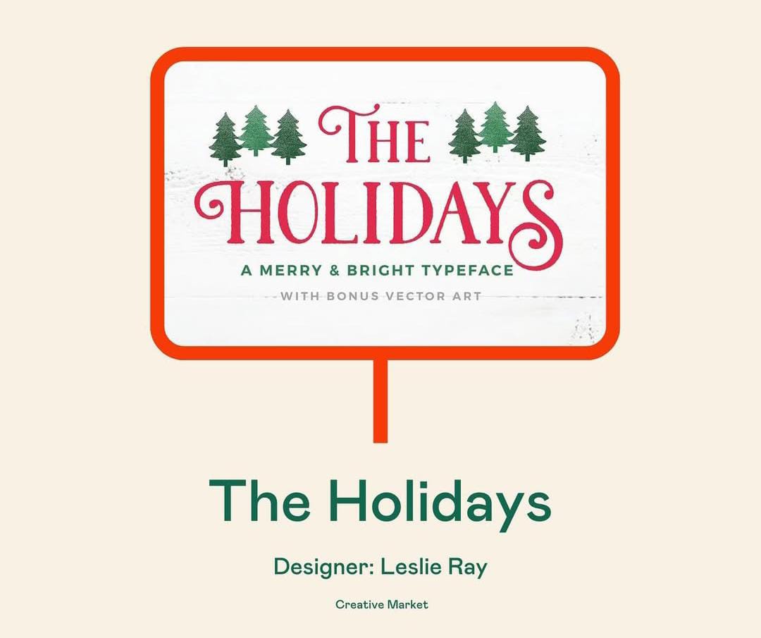 Rekomendasi Font untuk Desain Holiday Akhir Tahun