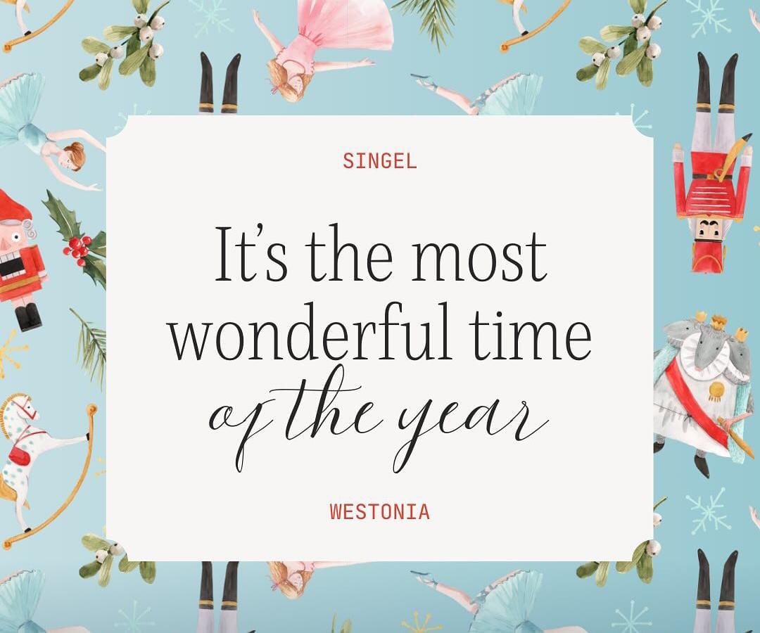 4 Kombinasi Font Desain Konten Christmas yang Elegan