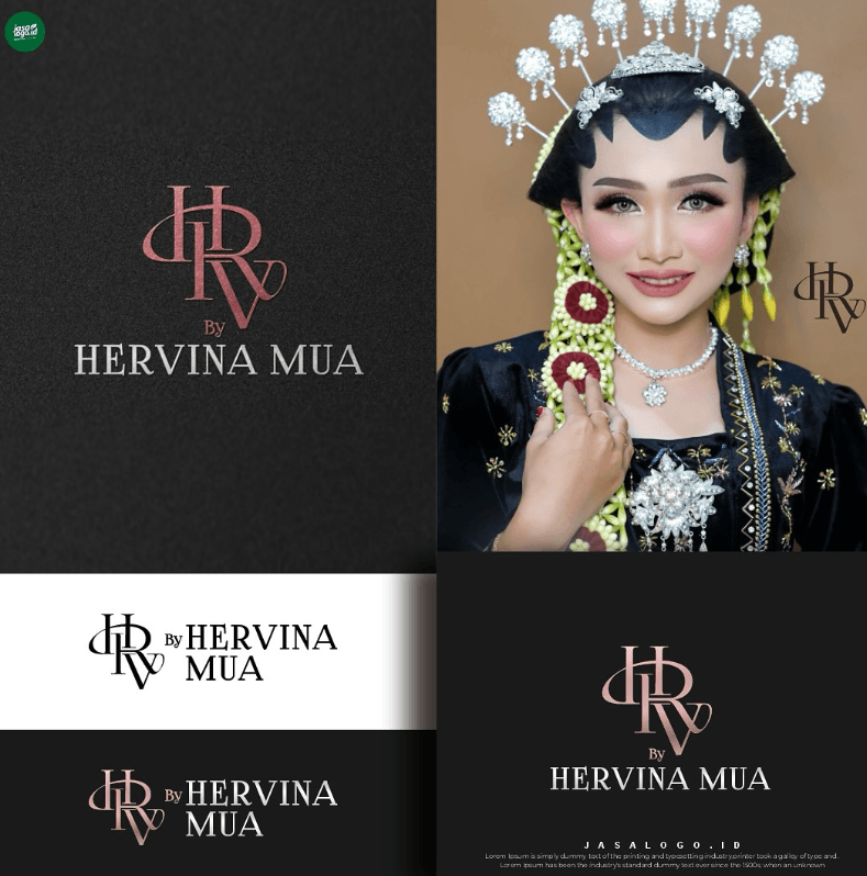 Desain Logo Kecantikan Warna Pastel yang Elegan