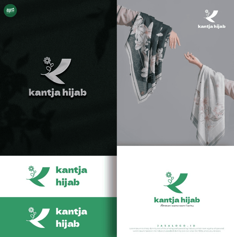 Desain Logo Kecantikan Warna Pastel yang Elegan