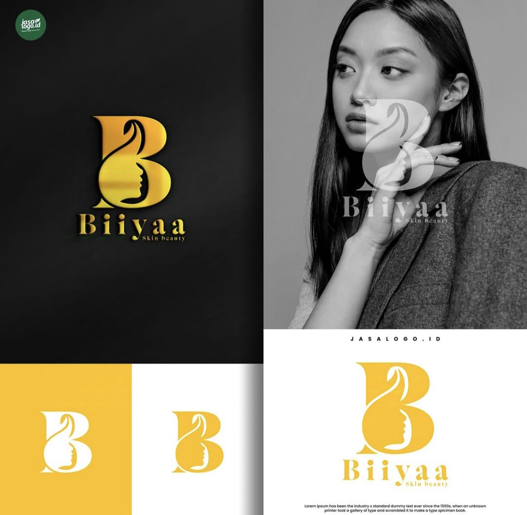 7 Desain Logo Style Negative Space Minimalis