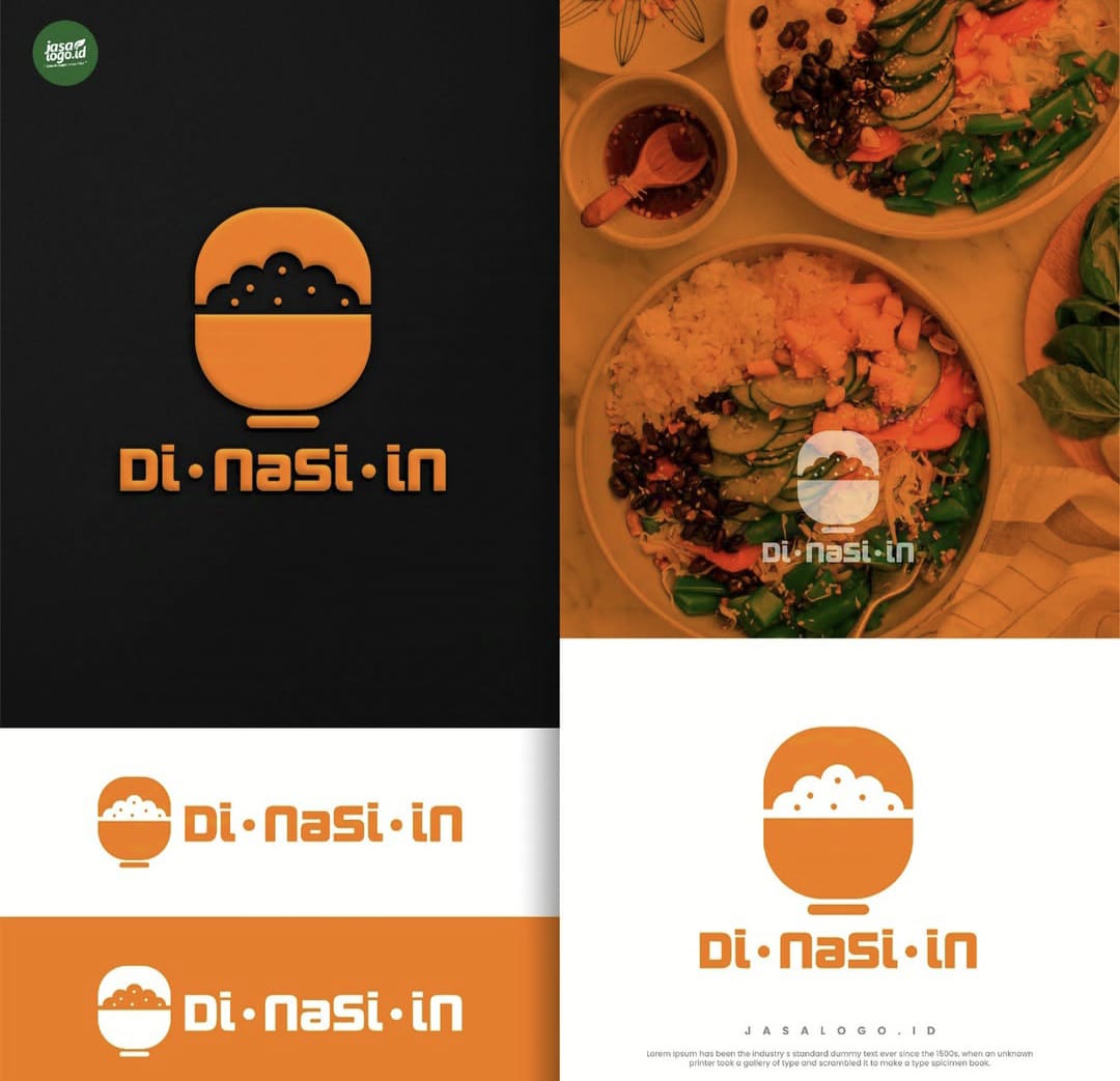 7 Desain Logo Style Negative Space Minimalis