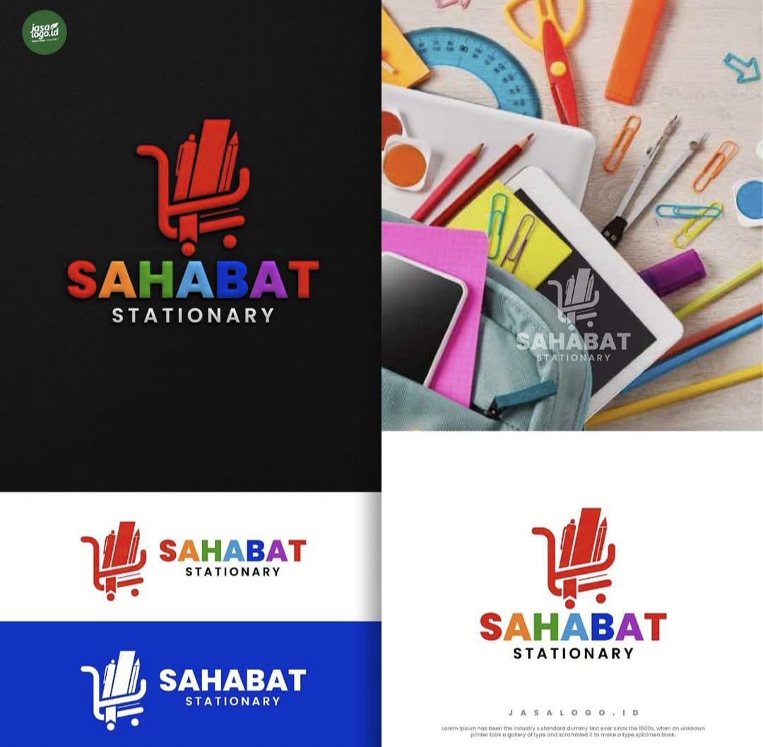 7 Desain Logo Banyak Warna dalam Berbagai Brand