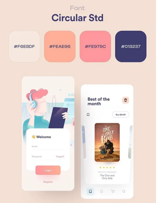 5 Kombinasi Warna dan Font untuk Desain UI