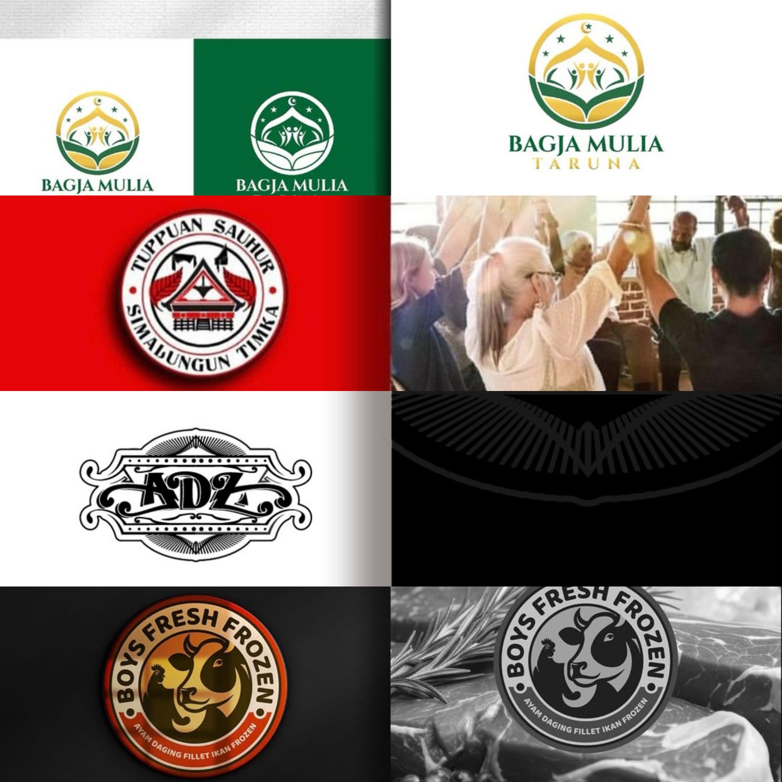 Ciri Khas Warna Desain Logo Emblem