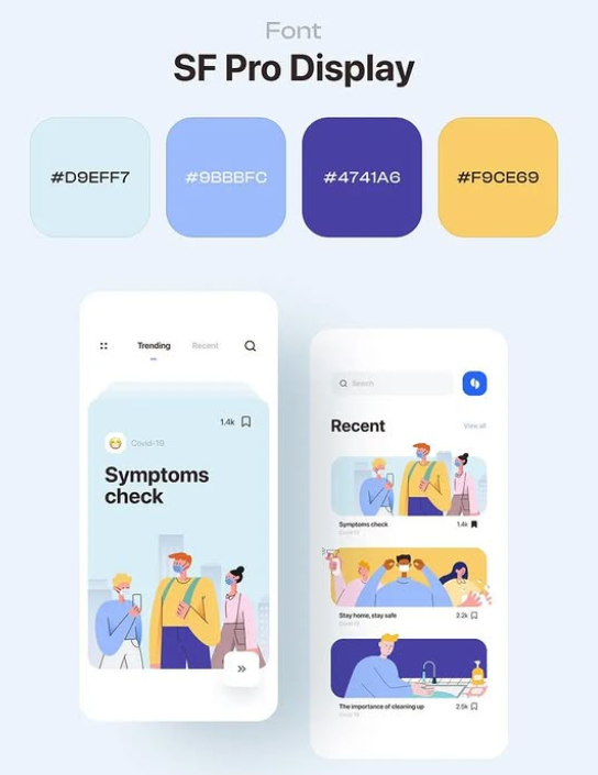 5 Kombinasi Warna dan Font untuk Desain UI