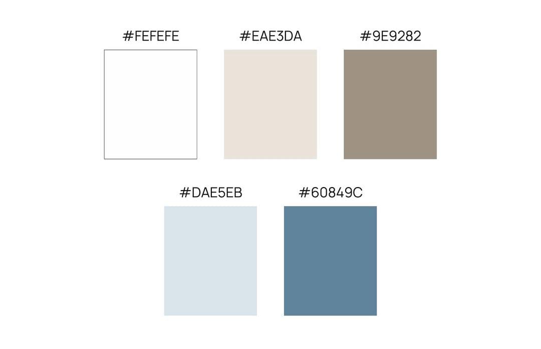 Palet Warna Abu-abu untuk Desain yang Tenang