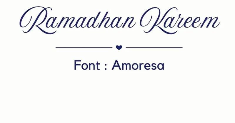 Rekomendasi Font Ramadhan untuk Desain Tema Ramadhan