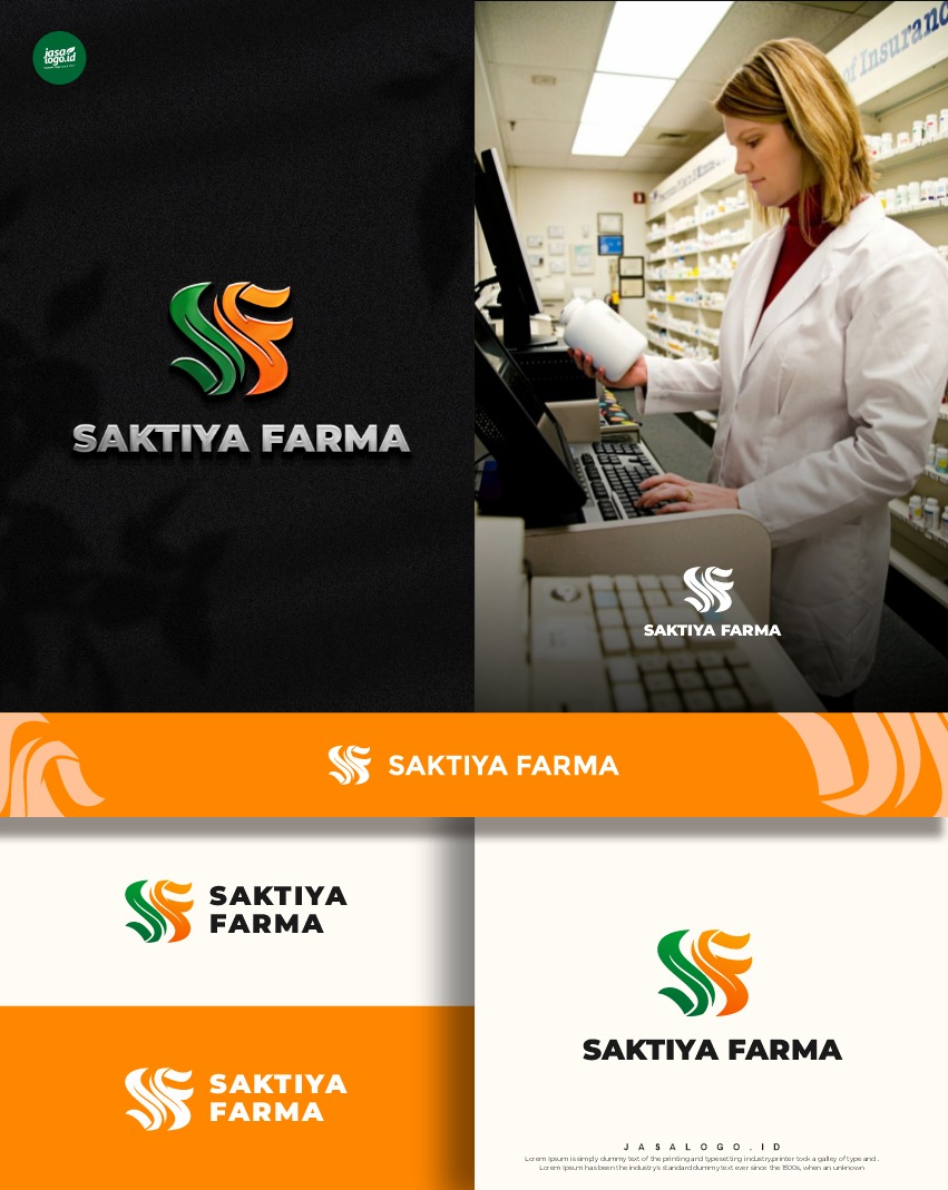 Logo Apotek Klien Saktiva Farma Desain Logo Apotek
