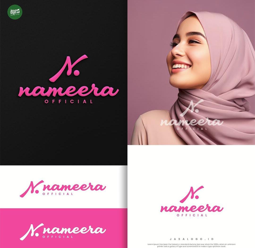 Perbedaan Style Font Script Tipis dan Tebal dalam Logo