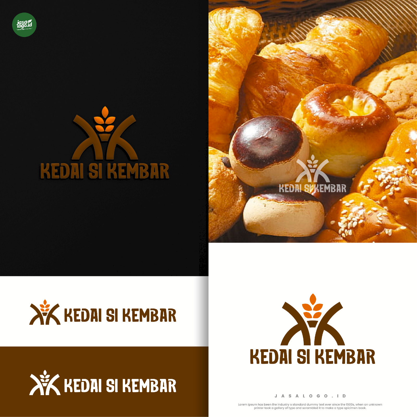 Logo Roti Klien Kedai Si Kembar Logo Roti Klien Kedai Si Kembar