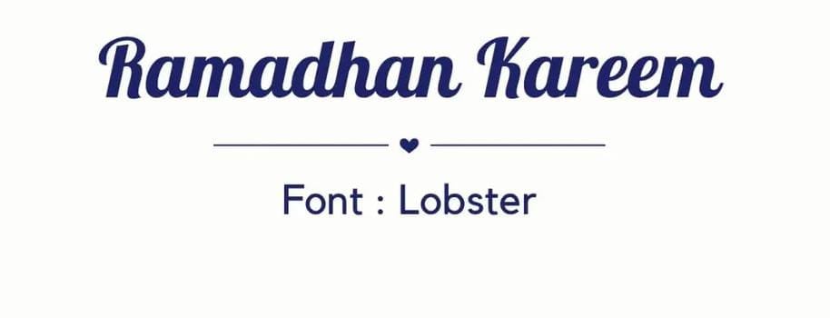 Rekomendasi Font Ramadhan untuk Desain Tema Ramadhan