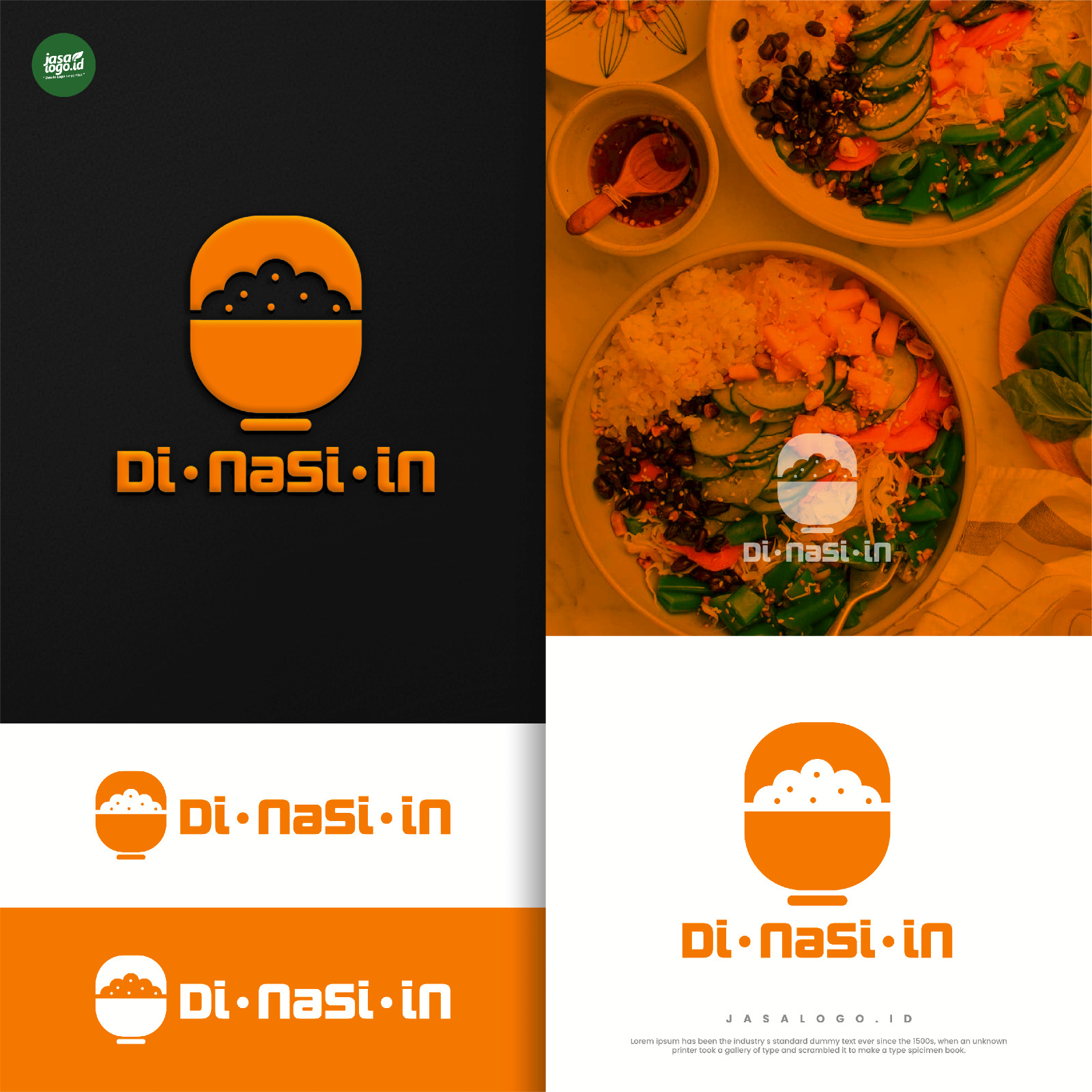 Logo Rice Bowl Klien Di-Nasi-In