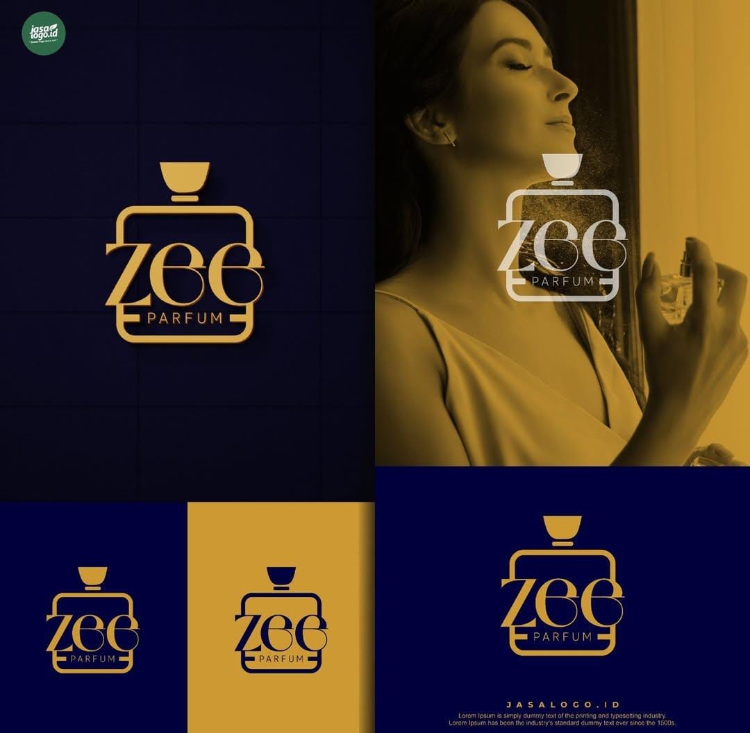 Branding Desain Logo Parfum yang Minimalis