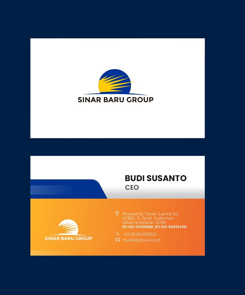 4 Desain Kartu Nama dengan Gaya Formal