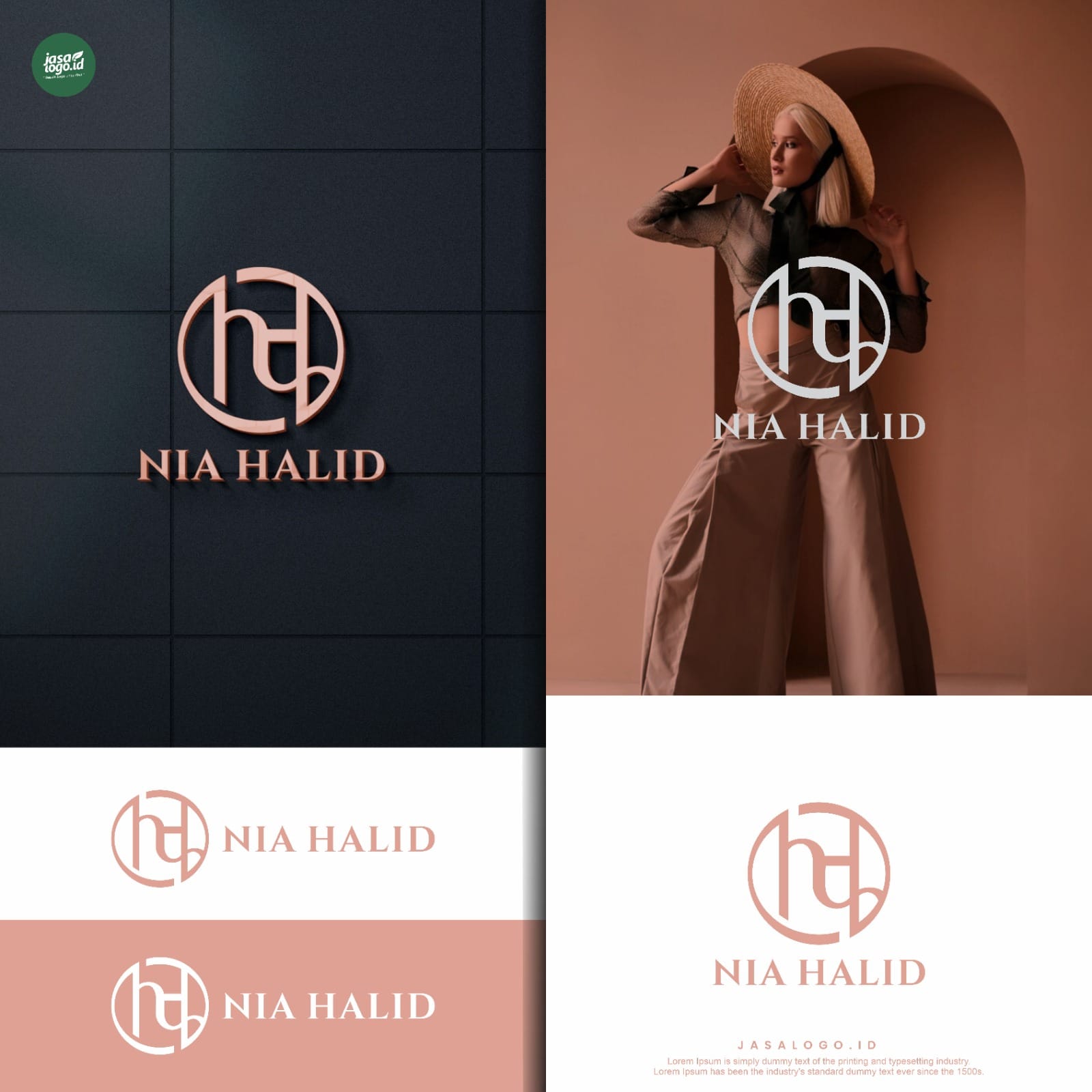 Gaya Serif Elegan yang Menciptakan Kesan Logo Feminim