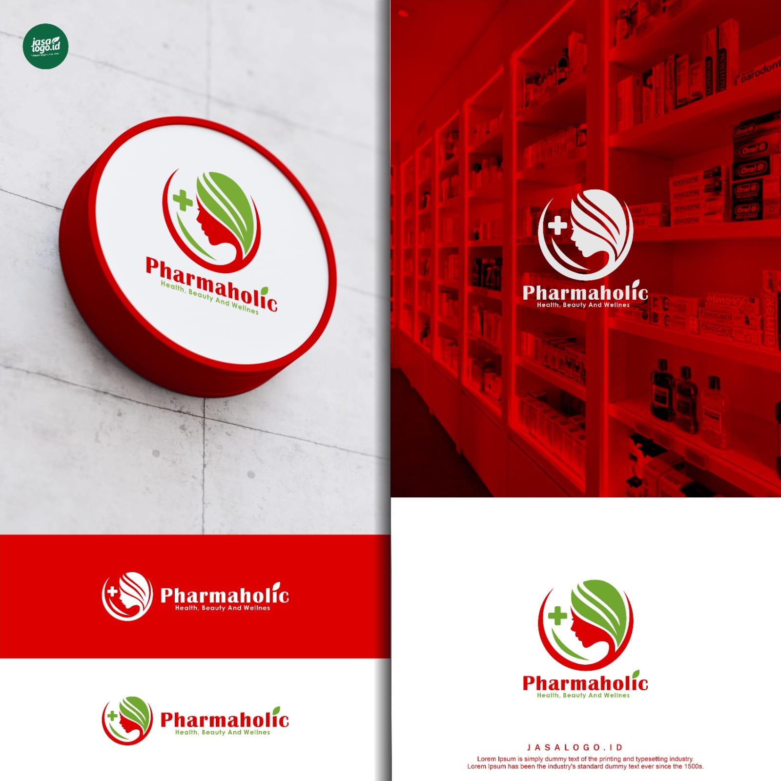 Makna Simbolik Warna Logo Brand Kesehatan 