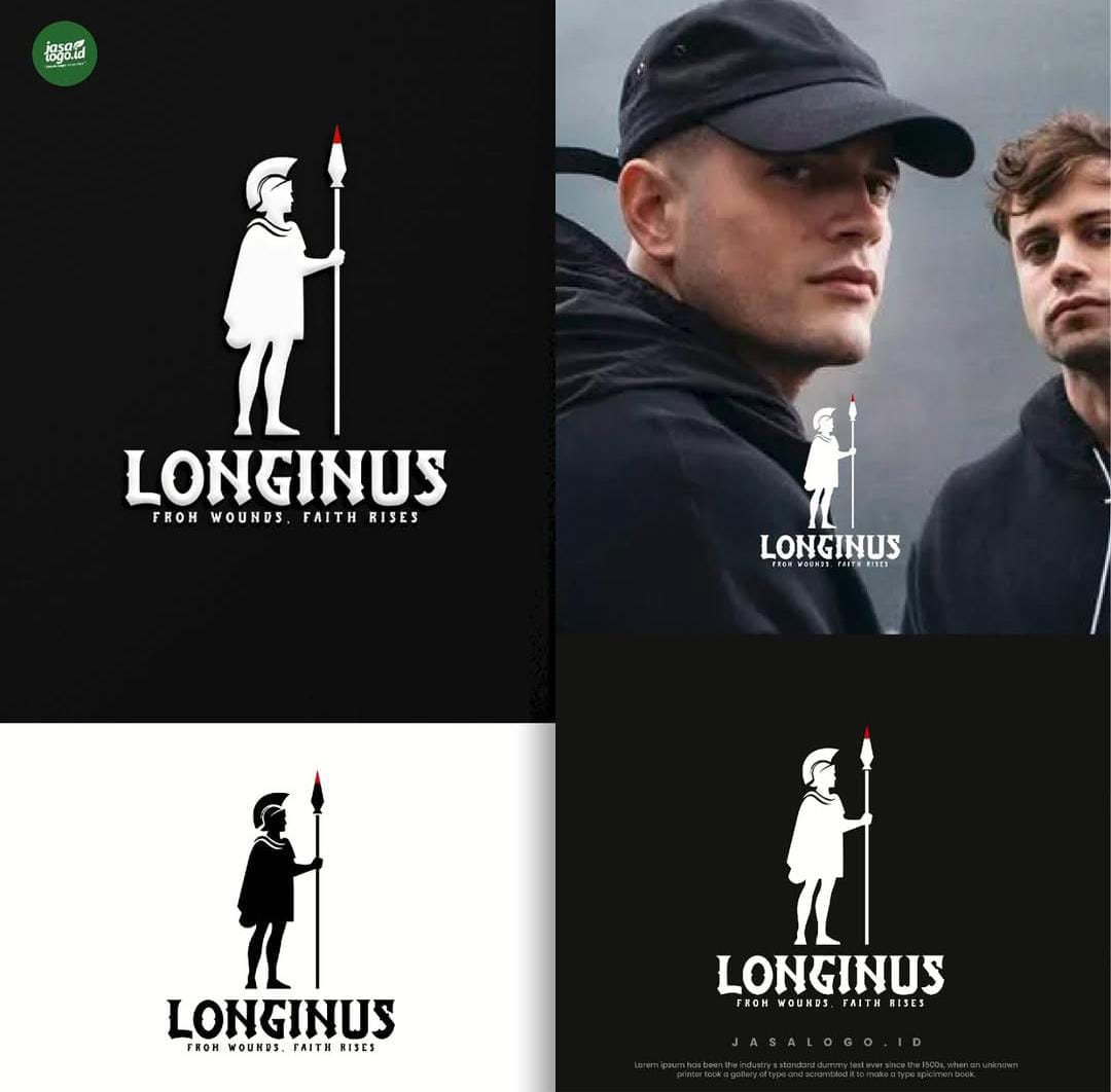 Style Logo Fashion Warna Hitam Putih yang High-end