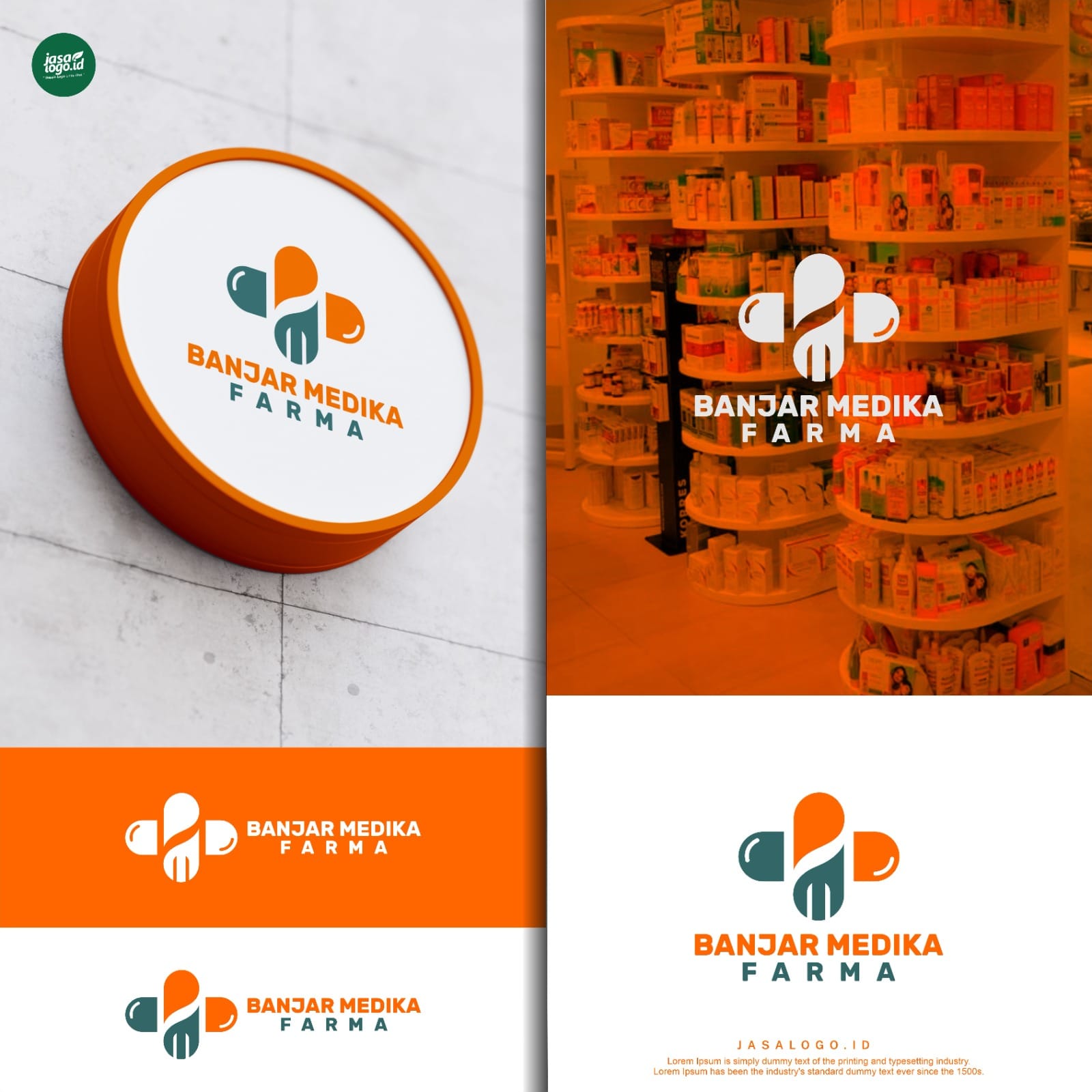 Kombinasi Warna Logo Kesehatan yang Membangun Kepercayaan