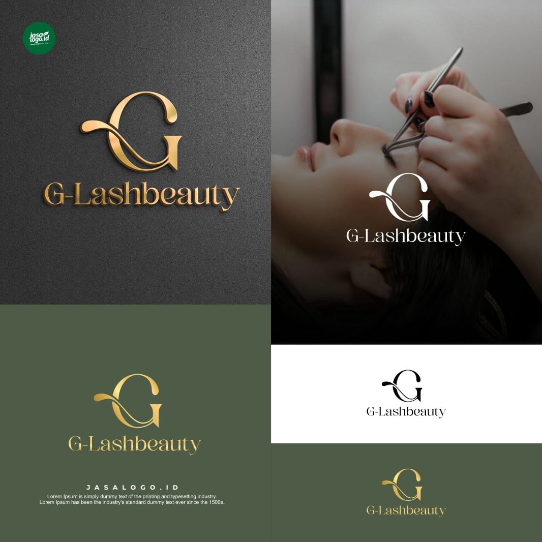 Logo Warna Emas dalam Berbagai Jenis Brand