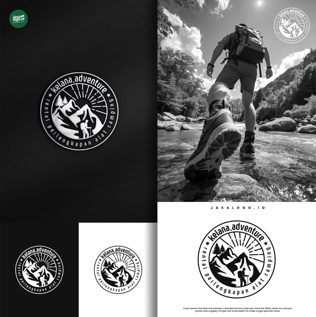 Penggunaan Ikon Gunung dalam Berbagai Desain Logo