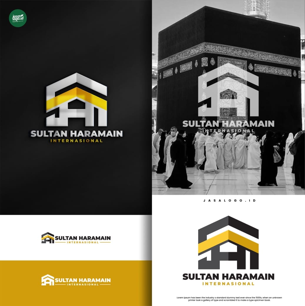 Efek Gradasi Warna dalam Desain Logo Inisial