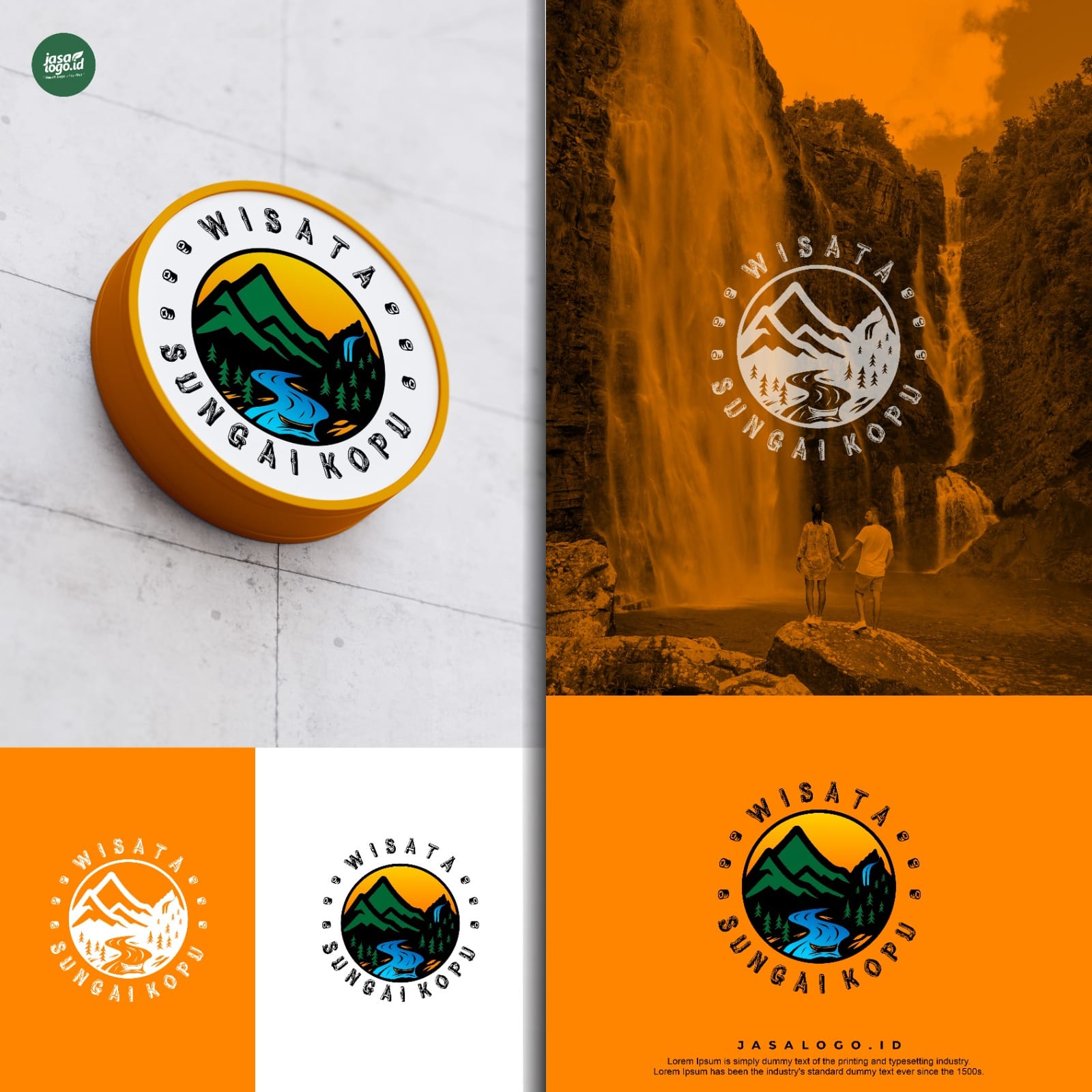 Penggunaan Ikon Gunung dalam Berbagai Desain Logo