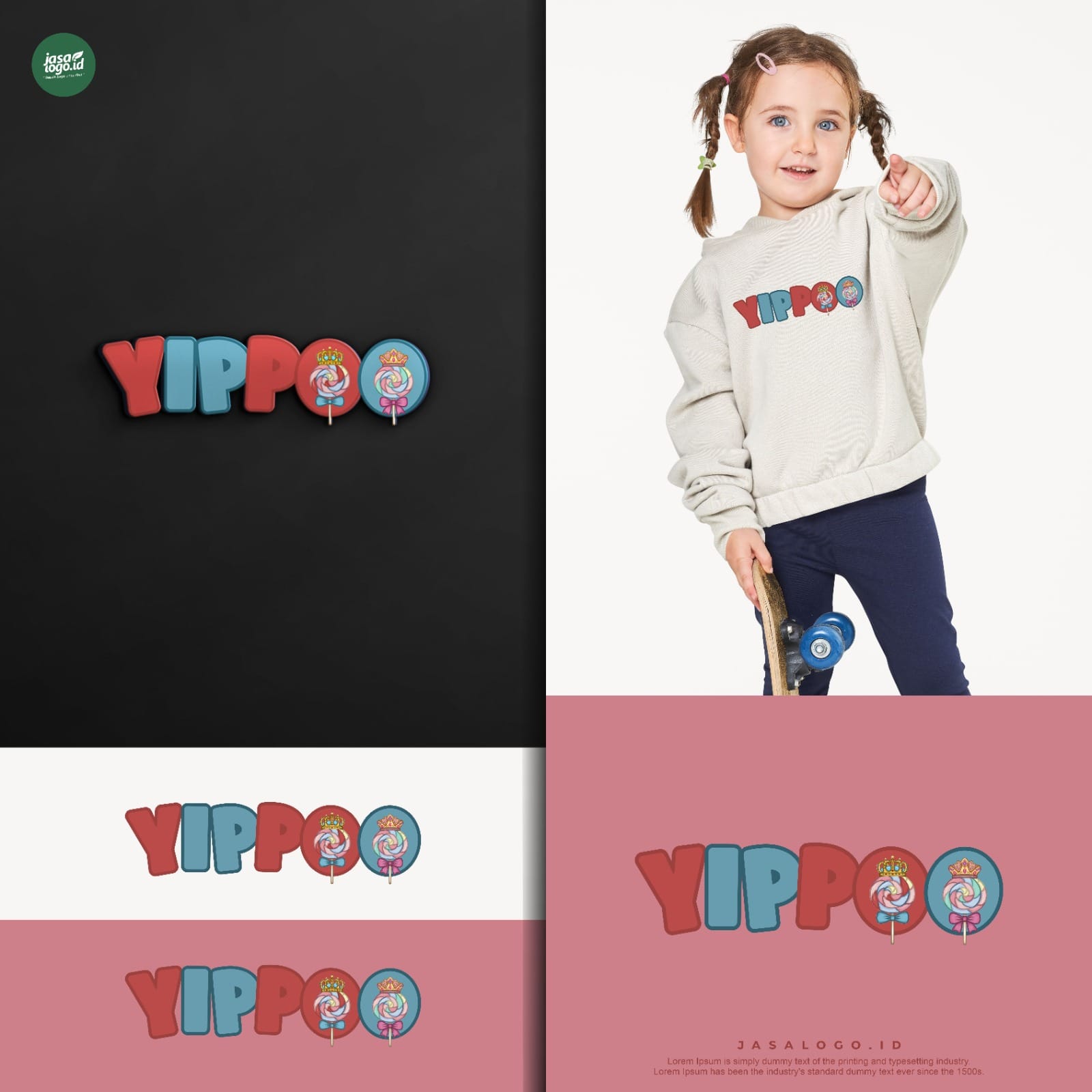 Logo Fashion Anak-anak Yippoo