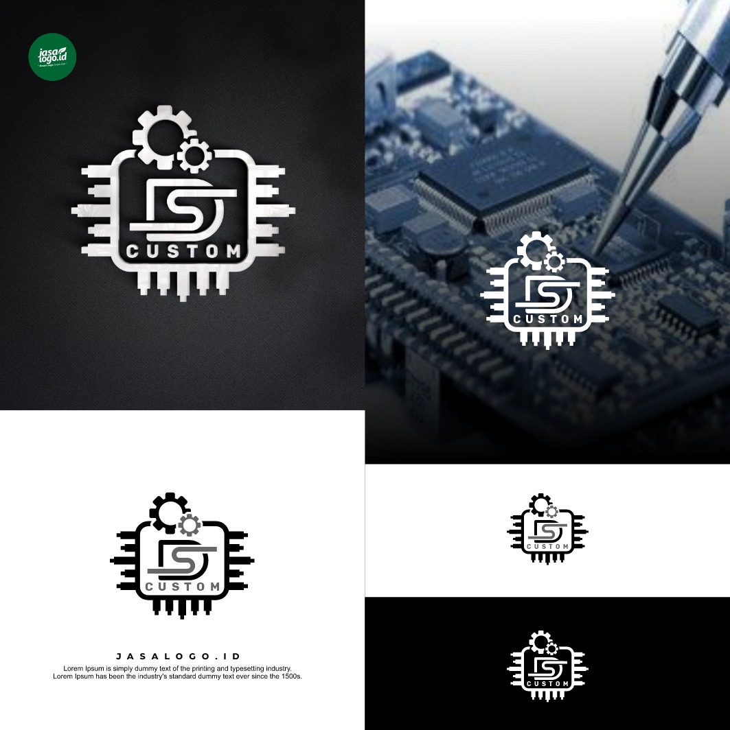 4 Style Logo Teknologi yang Modern dan Canggih