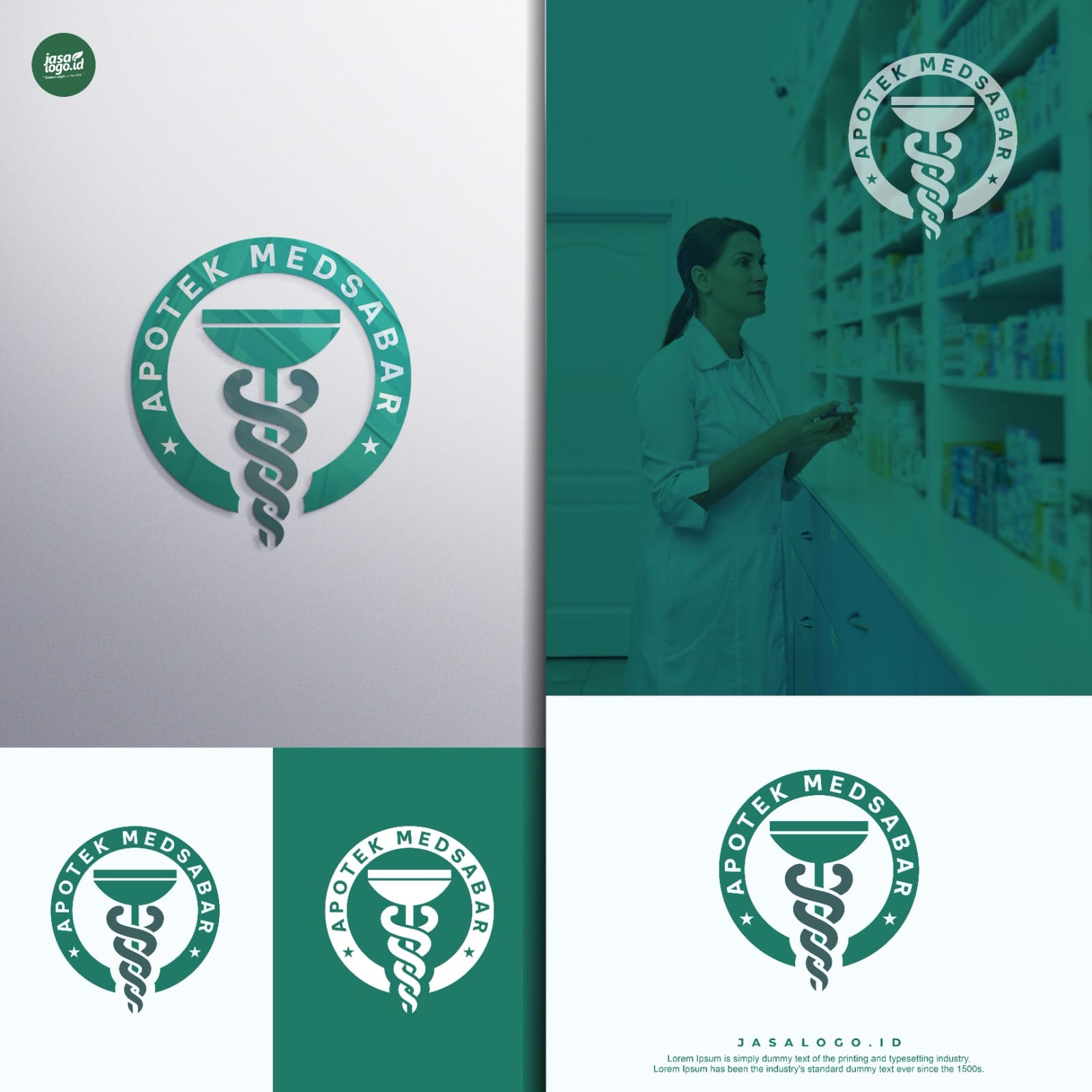 Pine Green dalam Desain logo: Brand Natural hingga Perusahaan