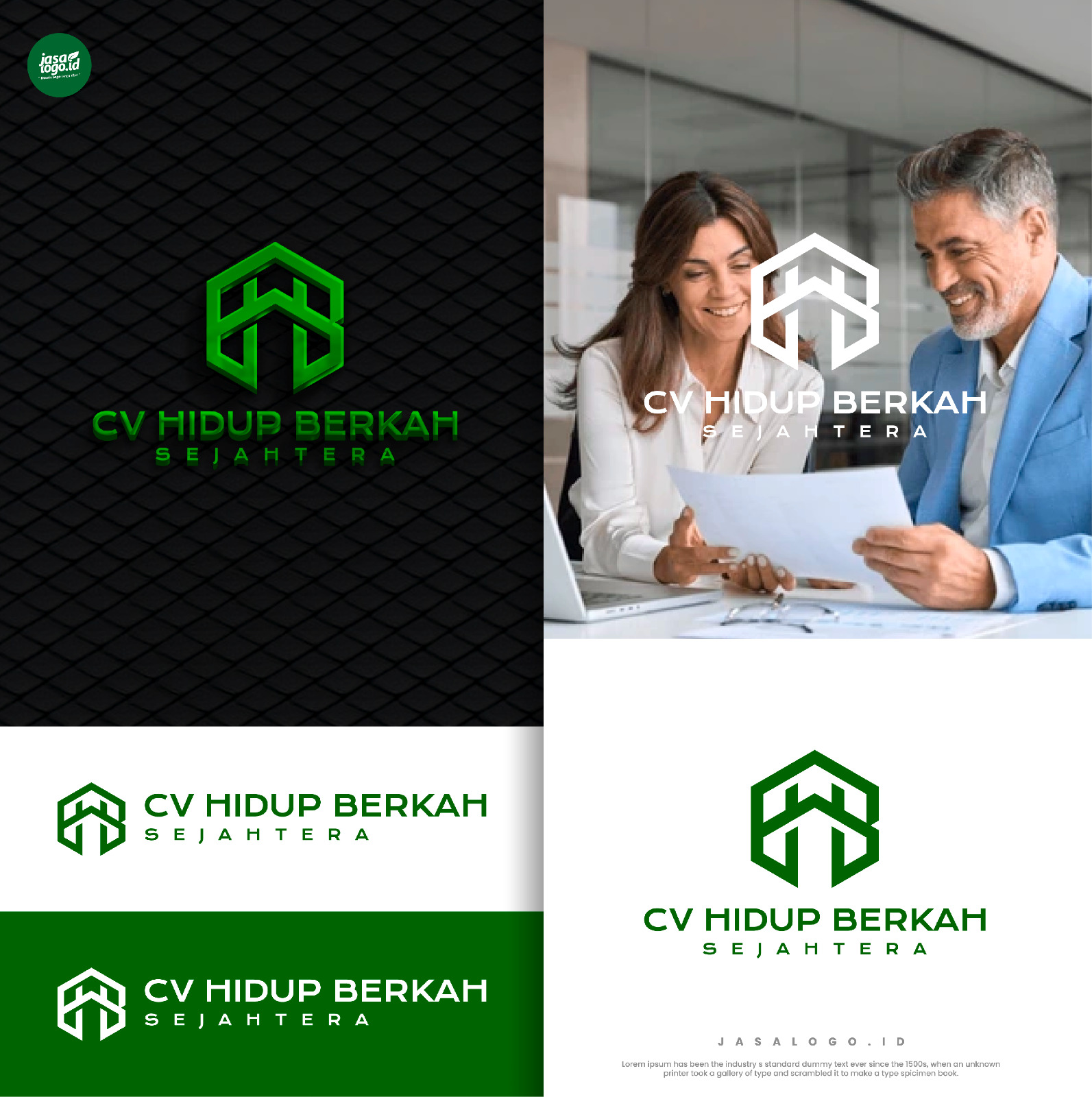 Desain Logo CV Hidup Berkah Sejahtera