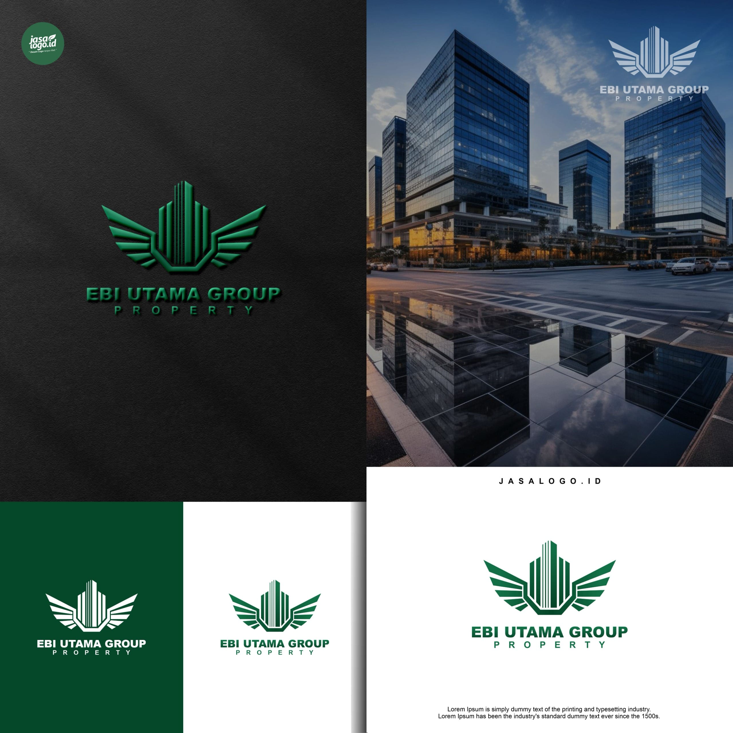 7 Desain Logo dengan Ikon Rumah dan Gedung