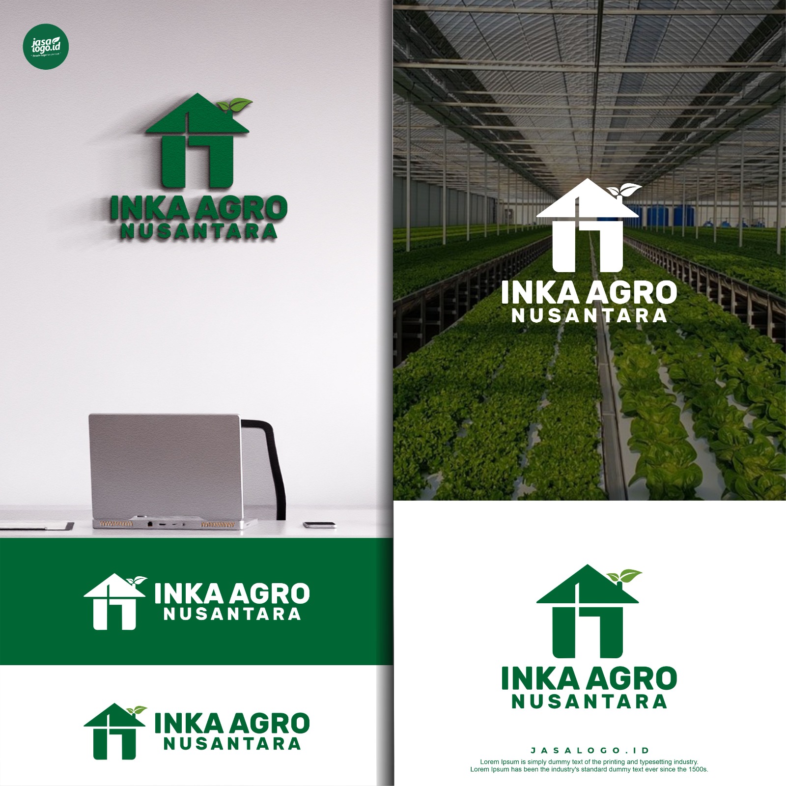 7 Desain Logo dengan Ikon Rumah dan Gedung