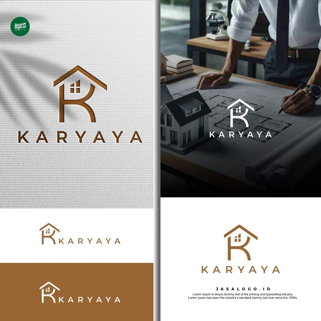7 Desain Logo dengan Ikon Rumah dan Gedung
