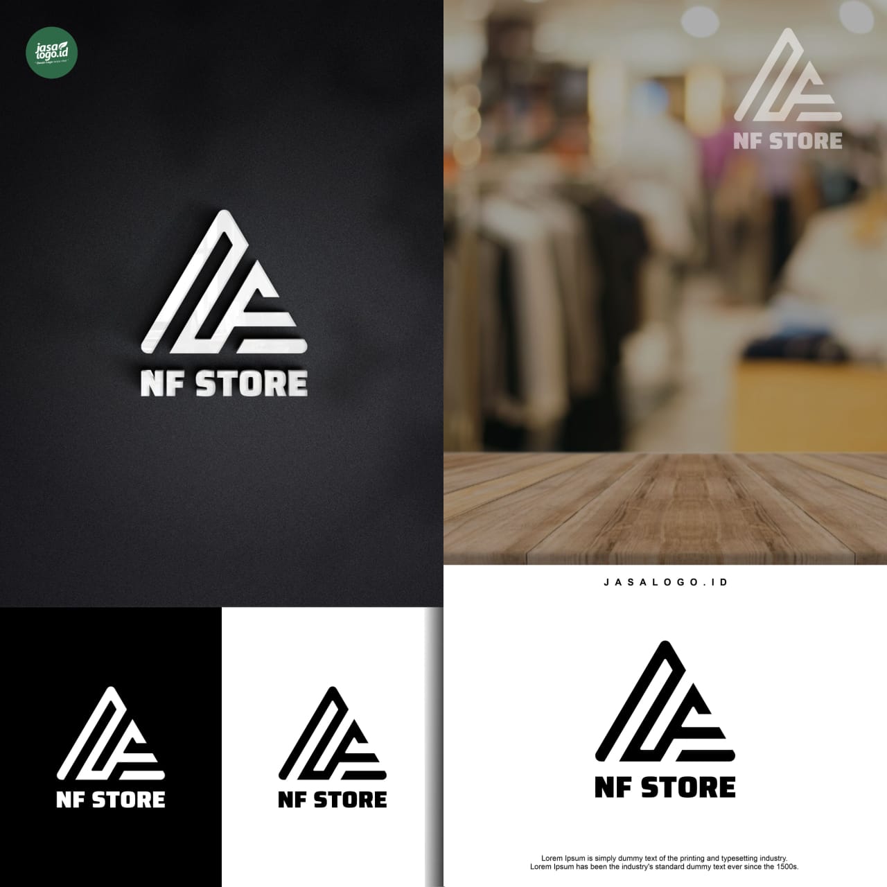 4 Jenis Bentuk Geometris dalam Desain Logo Inisial