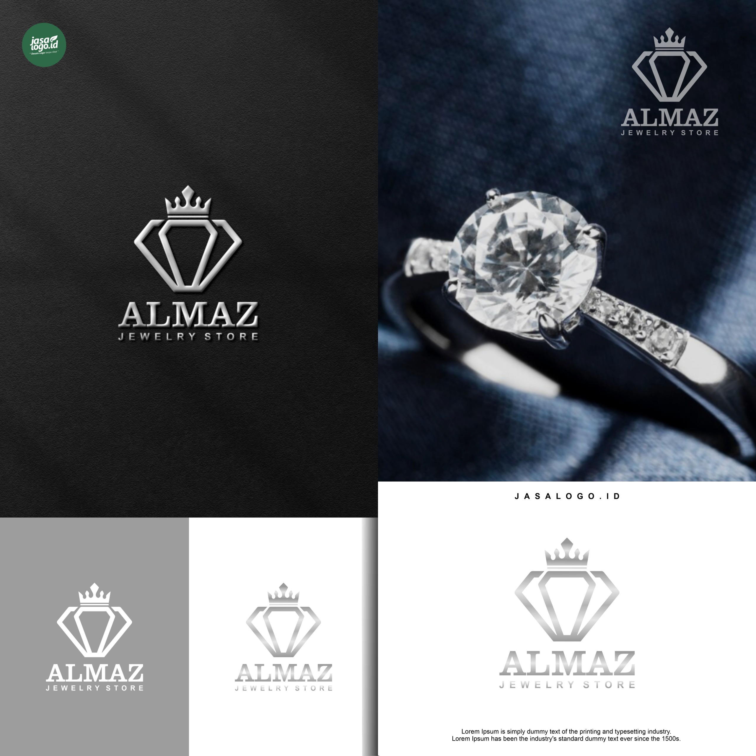 Logo Almaz Jewelry Store