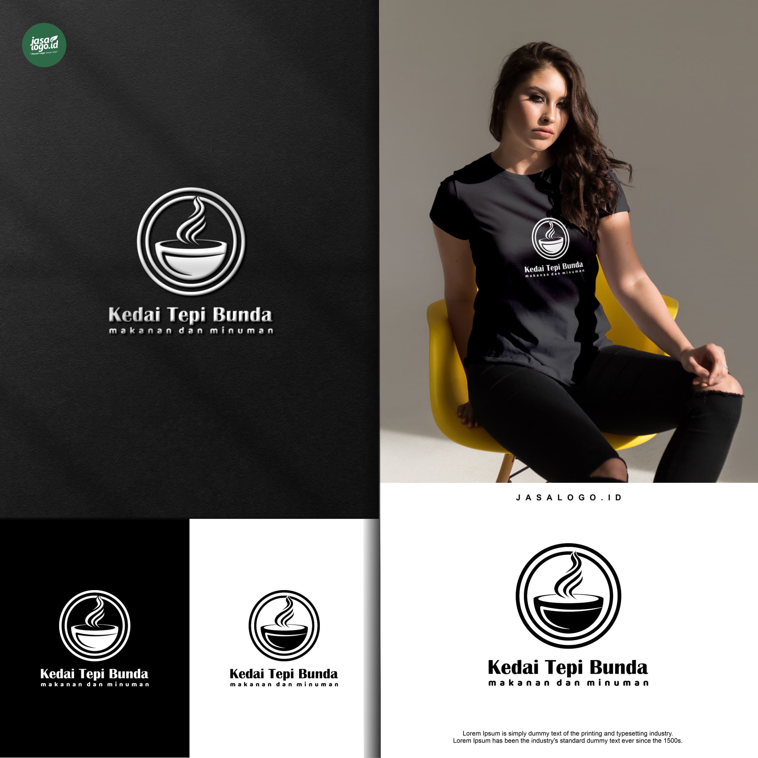 Makna dan Kesan Warna Hitam Putih dalam Desain Logo Modern