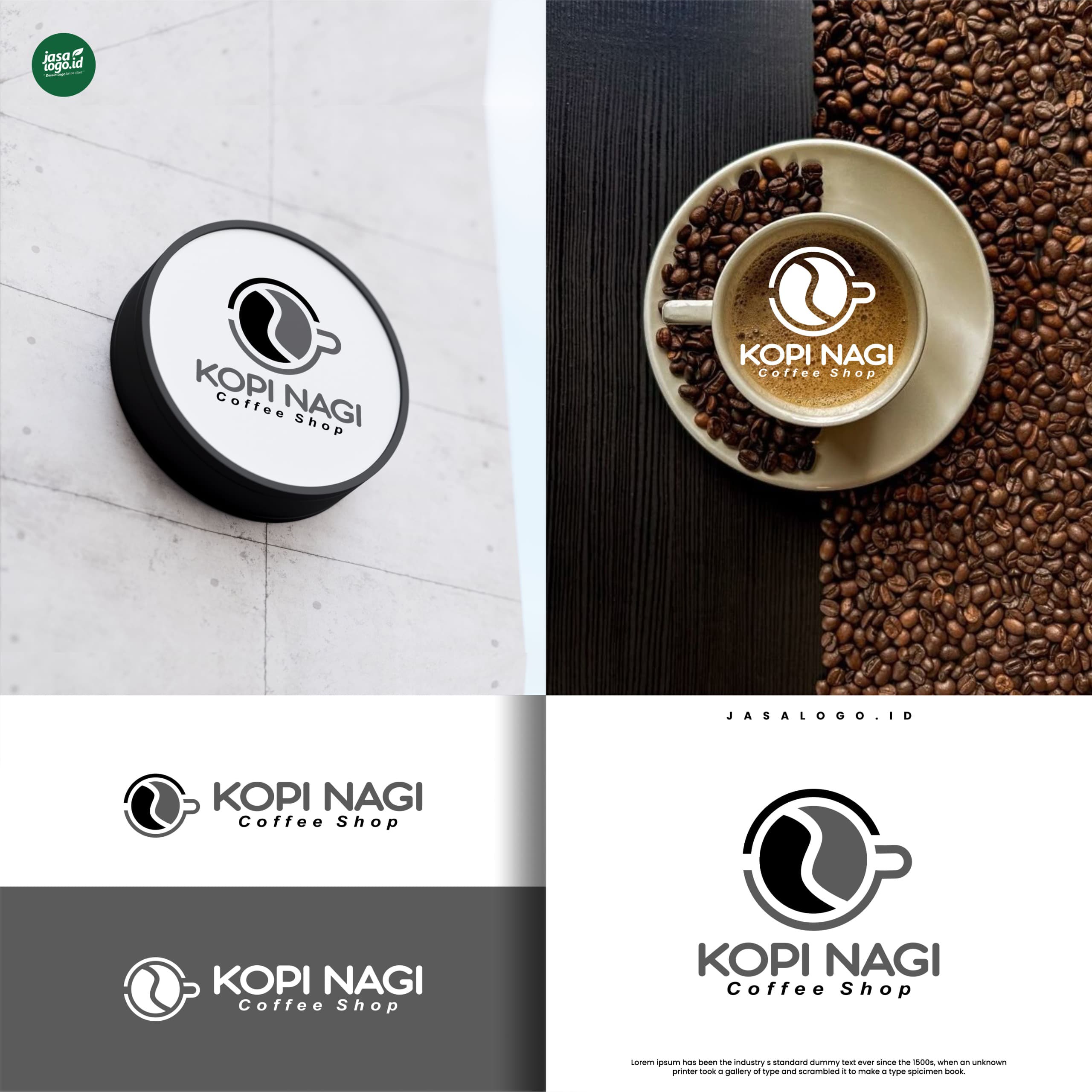 6 Gaya Logo Kopi: Persamaan & Perbedaan dalam Gaya Visualnya