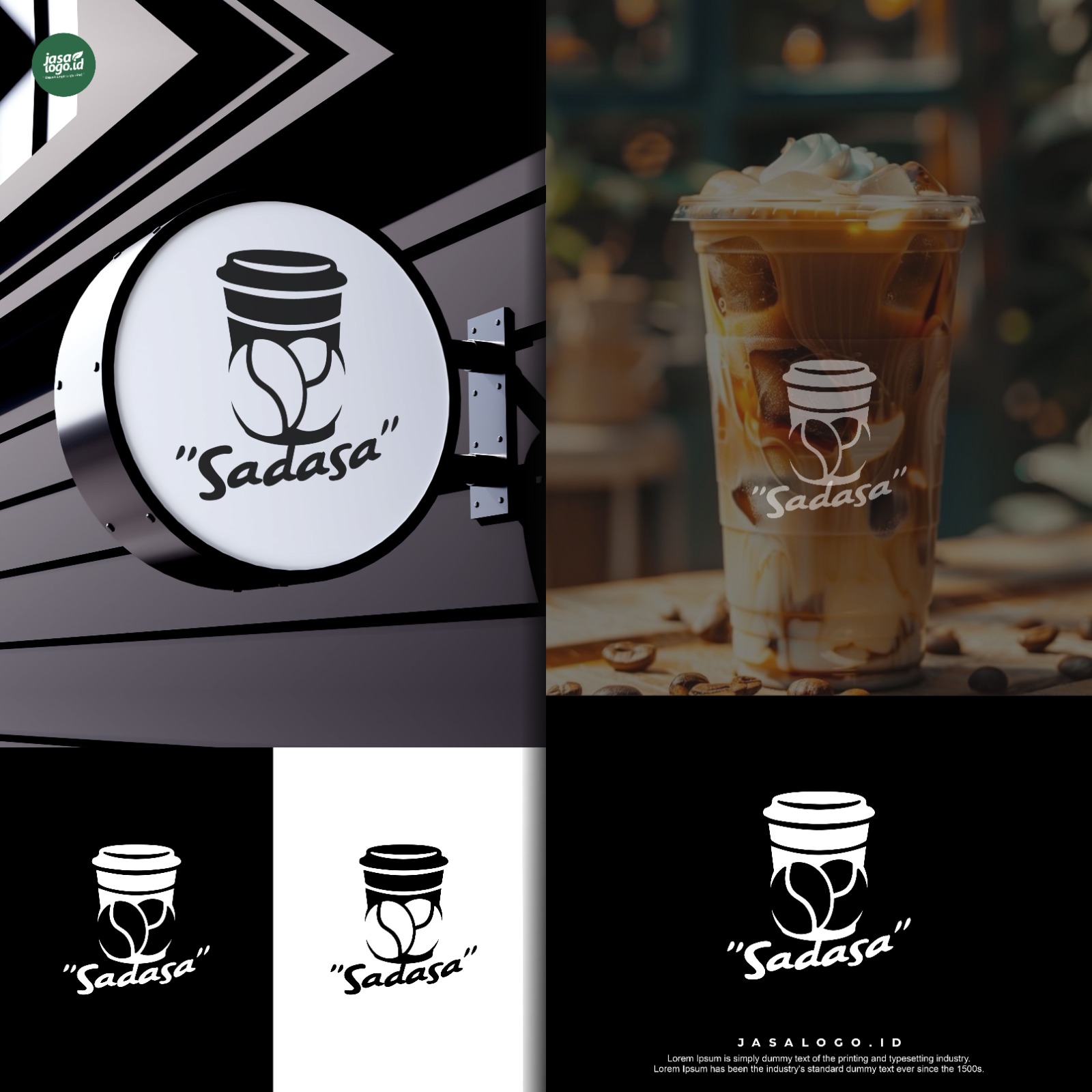 Desain Logo Kopi Sadasa