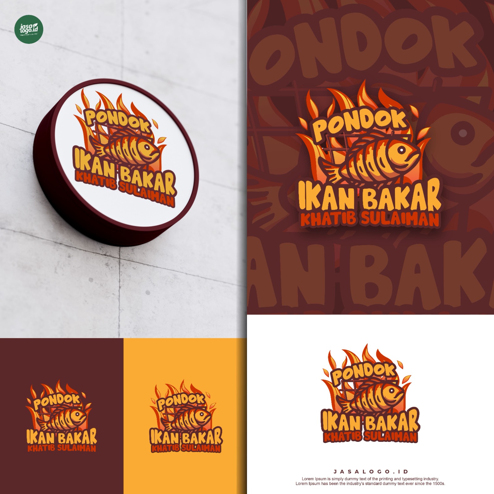 Logo Pondok Ikan Bakar Khatib Sulaihan