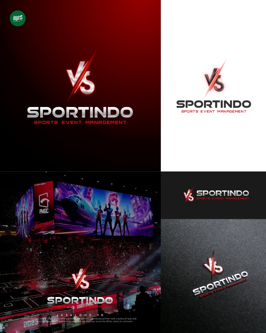 Elemen Visual dalam Desain Logo Olahraga yang Energik