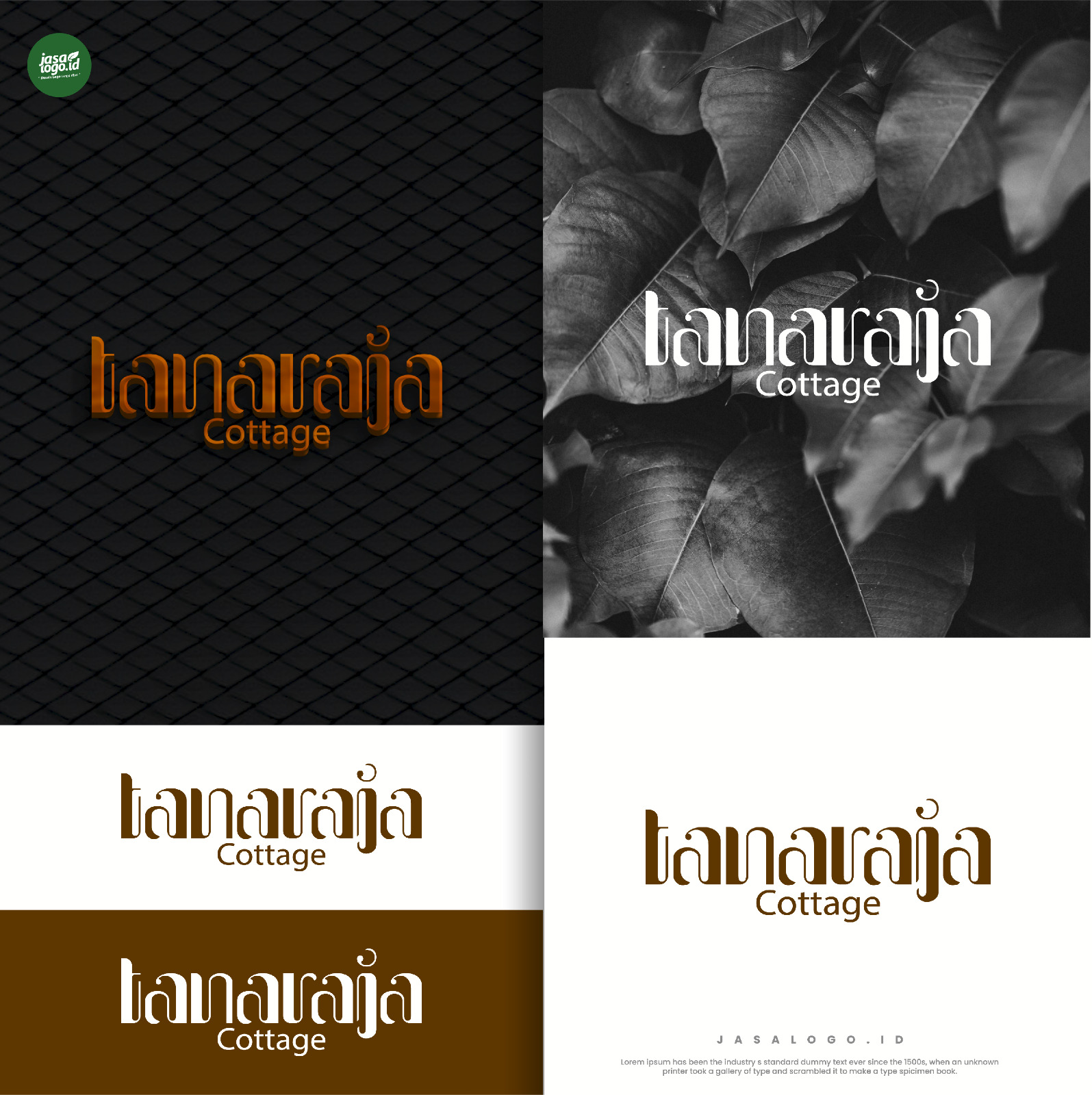 Desain Logo Tanaraja Cottage