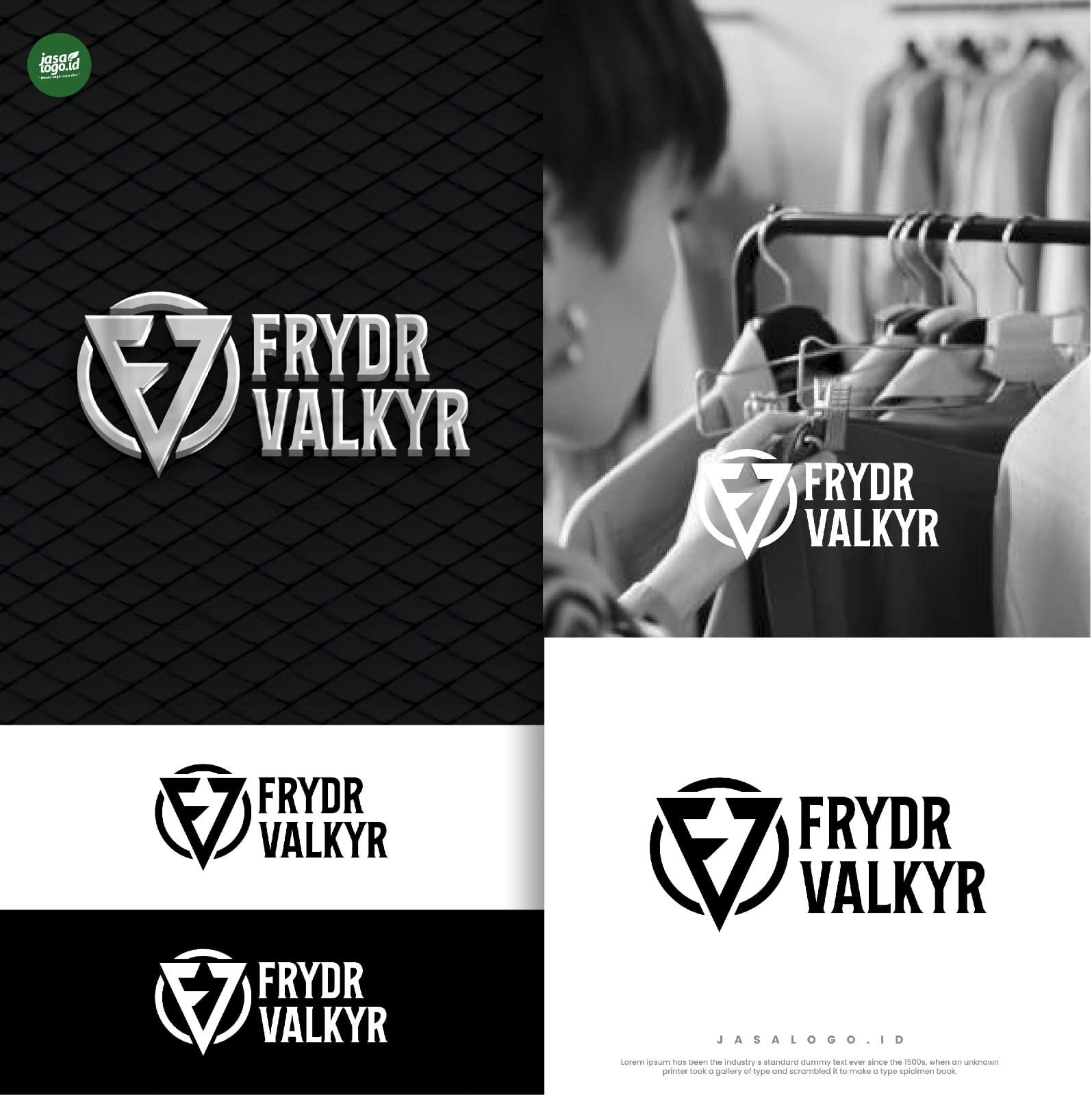 Logo Frydr Valkyr - Bold & Edgy Streetwear