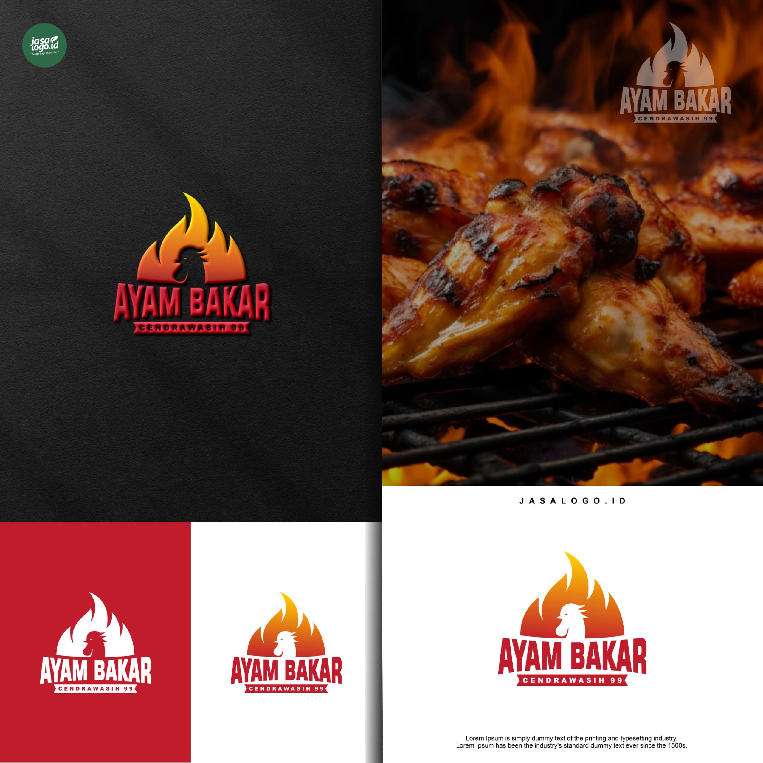 Logo Ayam Bakar Cendrawasih 99