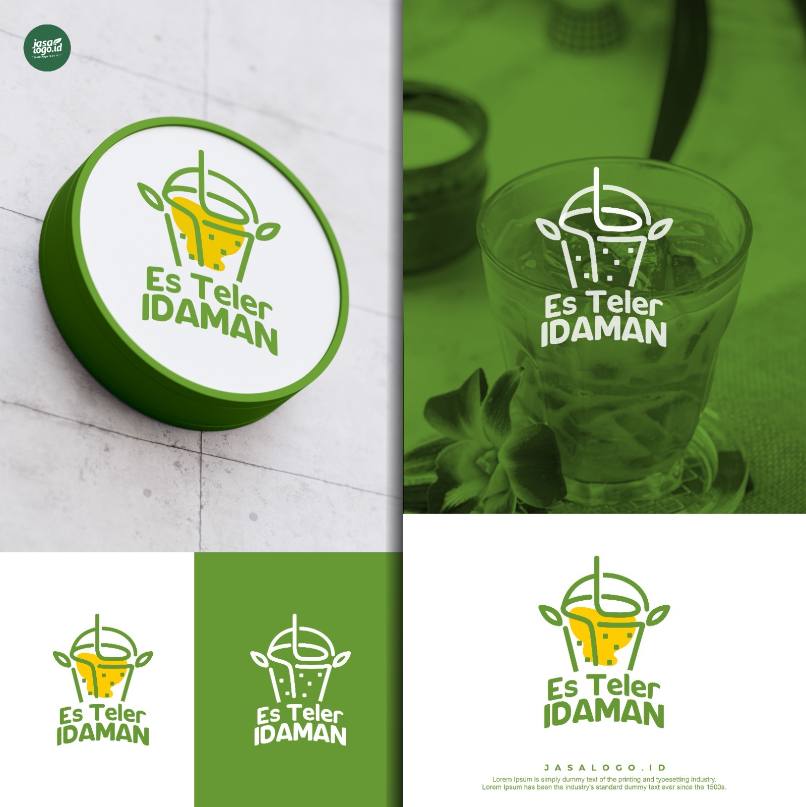 Desain Logo EsTeler Idaman Peran Warna Cerah dalam Desain Logo untuk Branding